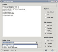 File System Print - Screenshot